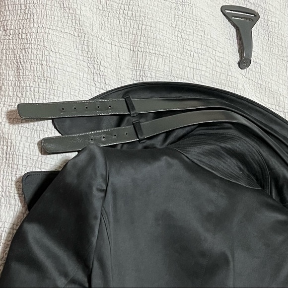 BURBERRY Black PLINCMOD55SWI Trench Coat 🧥 - Picture 11 of 12